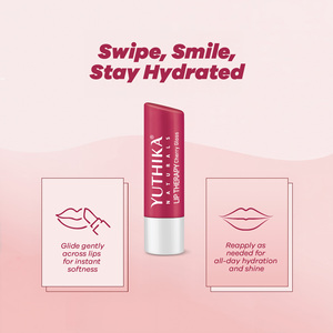 Yuthika Moisturizing <b>Lip</b> Balm – Cherry Gloss 4.8g | Repairs Dry, Damaged <b>Lips</b> with Natural Oils| Hydrated & Smooth <b>Lips</b> | Glossy - Product Image 4