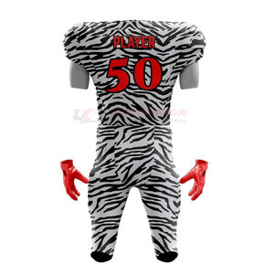 Uniforme de Fútbol Americano Sublimado 100% Poliéster Transpirable, Servicio OEM de Alta Calidad, Precio Bajo al por Mayor Internacional - Product Image 6
