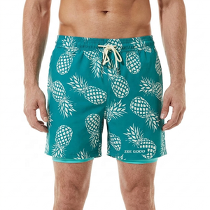 Custom Gym <b>Shorts</b> Men Sports <b>Compression</b> 5 Inch Quick Dry Double Liner Training Running <b>Short</b> 2 in 1 Men's Polyester <b>Shorts</b> - Product Image 3