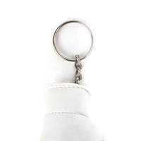 Porte-clés en cuir miniature personnalisé en gros, souvenir promotionnel personnalisé pour équipe sportive