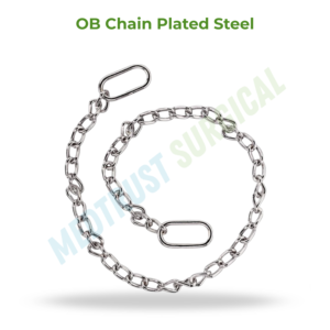 Chaîne OB de 45 pouces en acier plaqué, instrument obstétrical vétérinaire pour l'assistance au calvage et la mise bas du bétail - Product Image 2
