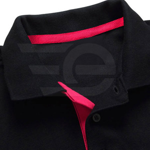 Polo pour homme en coton mélangé, manches courtes, style décontracté, confortable, uni, vente en gros d'usine, polo décontracté pour homme - Product Image 6