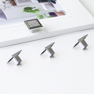 Hot Selling Zinc Alloy Modern Crystal Acrylic Knob Handle <b>Hardware</b> Products Easy Installation Drawer Cabinet Bedroom Furniture - Product Image 1