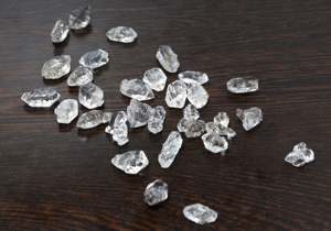 คุณภาพสูงธรรมชาติน้ําใส Herkimer เพชรหยาบอัญมณีดิบคริสตัลสีขาวเพชรเครื่องประดับทําเครื่องประดับอัญมณีดิบ - Product Image 2