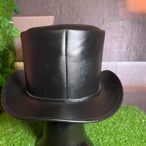 Sombrero de Copa Gótico Negro con Recortes de Huesos de Esqueleto y Forro Rojo, Disfraz Punk para Fiesta, Ajustable para Hombres, Mujeres y Adultos - Product Image 4