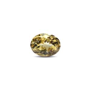 Golden Oval Cabochon Citrine 8.5 Carat Loose Gemstone for Fine Jewelry - Product Image 1