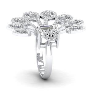 Bagues de fiançailles et de promesse REYES personnalisées en argent sterling 925 pour femmes, serties d'un moissanite taille émeraude de 3,15 carats, bijoux fins pour femmes - Product Image 3