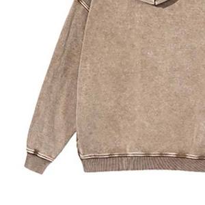 Sudadera con Capucha Extra Grande para Hombre, 100% Algodón, Felpa, Otoño, con Bolsillos, Lisa y Personalizable, Venta al Por Mayor OEM - Product Image 3