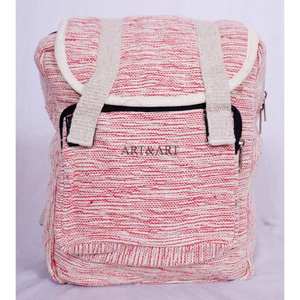 Mochila unisex vintage ecológica con material ligero de lona de algodón y cierre de cremallera para mujer - Product Image 1