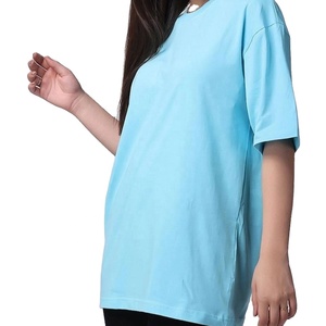 Listo para enviar Oferta exclusiva Venta al por mayor OEM Camiseta de manga corta en blanco 100% Algodón Camiseta de impresión personalizada para camiseta de mujer - Product Image 5