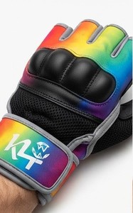 Guantes Deportivos K4 de Medio Dedo, Neopreno, Correa de Muñeca Ajustable, Ligeros, 0.5 kg, para Levantamiento de Pesas, Entrenamiento en Gimnasio, Unisex - Product Image 5