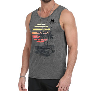 Camiseta sin Mangas Casual para Hombre, Tejido Transpirable, Mezcla de Algodón Suave, Uso Diario, Ropa Urbana Moderna - Product Image 2