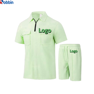 Conjunto de Shorts Polo Transpirables con Estampado, Colección Verano, Unisex, Personalizable, Tallas Grandes para Hombre - Product Image 1