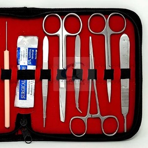 Kit de Suture Chirurgical en Acier Inoxydable avec Ciseaux, Pinces, Manche de Scalpel Certifié CE - Product Image 6