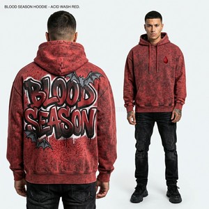 Sweat-shirt à capuche personnalisé pour homme avec logo, imprimé graphique Vampire Queen, streetwear, pull en molleton, veste à capuche, fournisseur de vêtements - Product Image 4