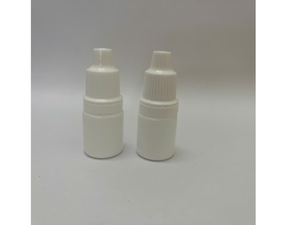 APS White Cylindrical PP Plastic Dropper Bottle 5-15ml Cosmetic Use Inside Sealing Cap Flat Bottom Model C0078 Printable - Product Image 1