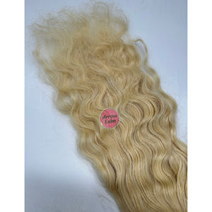 Extensiones de Cabello Humano Remy Indio Virgen 100%, Ondulado Rubio 613, Grado 10A, Paquetes de 100 Gramos - Product Image 2