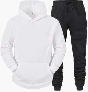 Conjunto Deportivo Masculino de Moda Urbana, Chándal Informal de Otoño Invierno, Sudadera con Capucha y Pantalones de Dos Piezas, Transpirable, de Forro Polar - Product Image 5