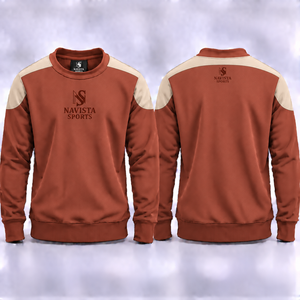 Sudadera de Algodón Grueso con Cuello Redondo y Forro Polar Ecológico para Hombre, Corte Regular, Hombros Caídos, Diseño con Pedrería - Product Image 6