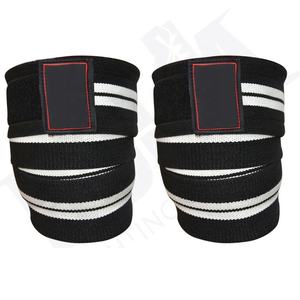 Genouillère d'haltérophilie de musculation élastique avec logo personnalisé - Product Image 5