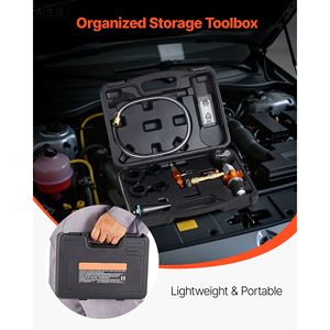 Kit di Riempimento Radiatore a Pompa Manuale per Sistema di Raffreddamento Auto con Manometro Portatile - Product Image 6