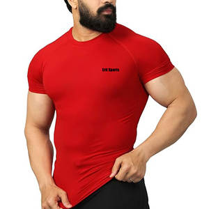 Diseña Tu Propio Logotipo, Camisetas de Gimnasio para Hombre de Tallas Grandes, Tela de Spandex/Poliéster de Primera Calidad, Transpirable, Ecológica, Ropa Casual - Product Image 4