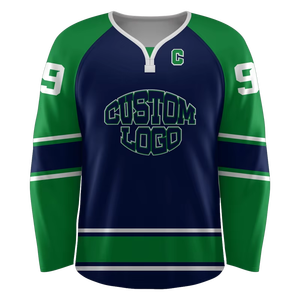 2026 New OEM Customized Tackle Twill Embroidered Team Digital Print Sublimation Quick Dry 100% Polyester Youth Hockey Jersey - Product Image 5