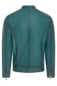 Blouson de motard en cuir de luxe pour homme, style vintage, cuir véritable, service d'échantillons OEM disponible dans le monde entier - Product Image 6
