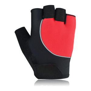 Cycling Gloves Gel Padded Half Finger Printing Breathable <b>Light</b> Weight Bicycle Workout Biking Finger Less Gloves - Product Image 2
