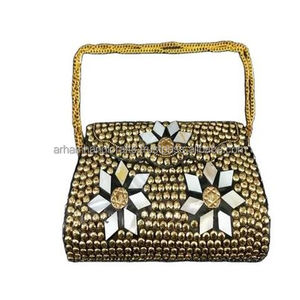 Bolso de mano de noche para mujer, artesanía de lujo, superventas, diseño de resina de mosaico, accesorios de fiesta a precio barato - Product Image 1
