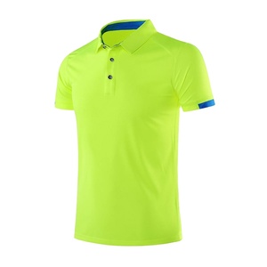 Polo en polyester Dryfit à manches courtes, vente en gros, personnalisable avec logo brodé, polos de golf et de pêche unis - Product Image 6