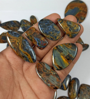 Pietersite naturelle, pierres précieuses en vrac, formes variées, multicolores, moyenne qualité. Poids 6g, taille moyenne 3cm, fournitures pour la fabrication de bijoux en provenance du Rajasthan