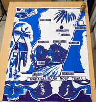 Tela Africana Auténtica con Estampado de Cera, 100% Algodón, Ankara, Decoración para el Hogar, Fabricante de Textiles Personalizados OEM ODM, Nigeria
