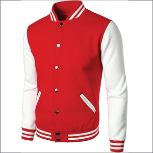 2024 Customised Unisex High Quality Wool Varsity <b>Jacket</b> Cartoon Front Puff Printed Outdoor Sporty Team Spirit Design Embroidered - Product Image 6