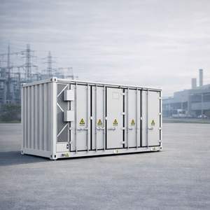 Système de stockage d'énergie en conteneur personnalisé de 20 pieds, 3,7 MWh, 5 MWh, BESS LiFePO4, PCS modulaire, hybride, réseau, refroidissement liquide, FM200, IP55 - Product Image 5