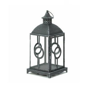 Nouvelle Arrivée : Lanterne Antique Faite à la Main pour Jardin et Intérieur, Noire, Suspendue, pour Bougies, Taille et Forme Personnalisables - Product Image 3