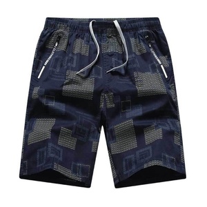 Alta Calidad De fábrica al por mayor 100% algodón Casual al aire libre estiramiento Multi-Bolsillo clásico playa Boardshorts pantalones cortos de baño para hombres - Product Image 3