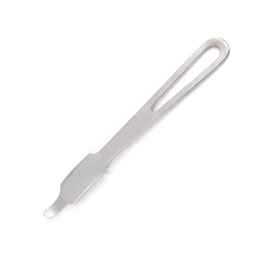Retractor de Rodilla con Palanca Ósea Curva de 180 Grados, Punta Cónica de 10.12 Pulgadas, Ancho de 4 mm, Palanca Ósea Hohmann, Instrumento para Cirugía Ósea - Product Image 1