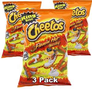 Cheetoos Crunchy Flamin' Hot, Bocadillos de Queso Picante, 1.25oz, Chips de Maíz Picantes, Sabor Intenso, Textura Crujiente, Listos para Comer, Paquete Importado - Product Image 4