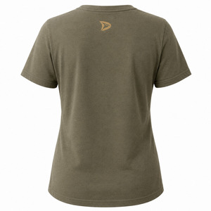 T-shirt Premium Teint en Pièce pour Femme, Grammage Lourd 200 GSM, en Jersey Soie/Coton Lavé, Coupe Ample, Luxe, Grande Taille, Style Y2K, Col Rond - Product Image 5