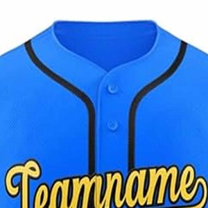 Maillots de baseball de haute qualité, uniformes vierges personnalisables pour enfants, t-shirts de baseball en gros, maillots de softball, téléchargés par Dress Sports - Product Image 2