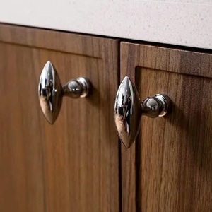Classic Brass Oval Cabinet Knob Furniture Hardware Hammered Modern Design Gold Polished Dressers Drawers <b>Dummy</b> Style Pulls - Product Image 3
