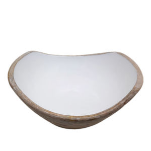 Nouveaux bols de service en bois au design émaillé classique, vaisselle de cuisine polyvalente, bols à nourriture en bois, articles artisanaux, bols à vaisselle en bois - Product Image 2