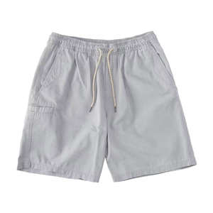 Pantalones Cortos Deportivos Personalizados para Hombre, 100% Algodón Transpirable, Lona de 220G, Impresión por Serigrafía, Cintura Alta con Cordón Ajustable - Product Image 2