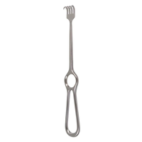 Retracteur chirurgical manuel Volkmann Cat's Paw, 8 pouces, 4 branches, en acier inoxydable, poignée annulaire, pour plaies, ORL, certifié CE