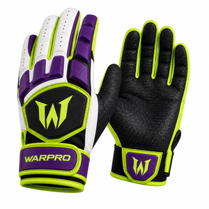 2026 Custom <b>Baseball</b> Batting <b>Gloves</b> Premium Leather Anti-Slip Grip Adult Youth <b>Baseball</b> <b>Gloves</b> OEM Logo Sports Training - Product Image 3