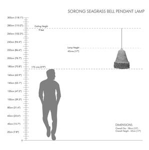 High Quality Handmade Vintage Seagrass Rattan Pendant Lighting Cover Modern Design Eco-Friendly <b>Hanging</b> <b>Lampshade</b> Home - Product Image 2