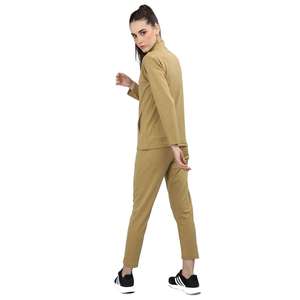 New Custom Women Sportswear 100% Polyester Tracksuits Zip up Women Training Joggers Polyester <b>Wind</b> <b>Breaker</b> Nylon Tracksuits Set - Product Image 3