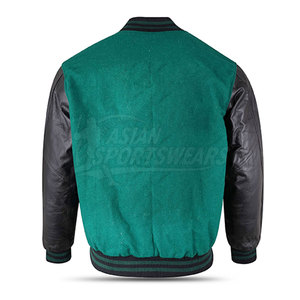 Blousons universitaires en cuir renforcé, double couture, les plus vendus, chauds pour l'hiver, personnalisables, pour adultes - Product Image 3