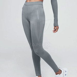 Leggings de Cintura Alta para Mujer, Sólidos, Elásticos, Cómodos, Ajustados, Ecológicos, Transpirables, para Gimnasio, Correr, Uso Casual, Flexibles - Product Image 4